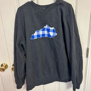 Grey Sport-Tek Kentucky sweatshirt in large